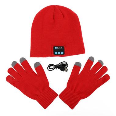 Comfy Winter Bluetooth Hat and Gloves