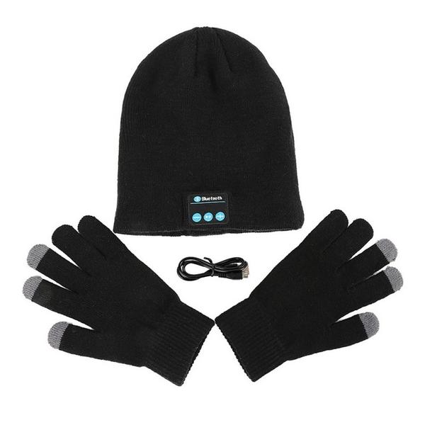 Comfy Winter Bluetooth Hat and Gloves